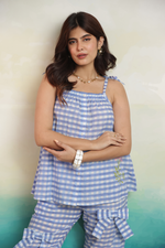 Load image into Gallery viewer, Blue Breezy Top