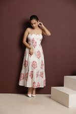 Load image into Gallery viewer, Rose Garden Strapless Dress