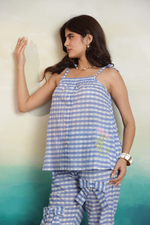 Load image into Gallery viewer, Blue Breezy Top