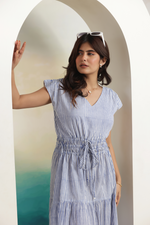 Load image into Gallery viewer, Victoria Stripe Maxi Dress