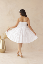 Load image into Gallery viewer, Celeste White Mini Dress