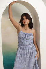 Load image into Gallery viewer, Skyfall Layered Maxi Dress