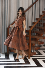 Load image into Gallery viewer, Mocha Muse Maxi Dress