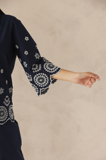 Load image into Gallery viewer, NAVY MUSE CORD SET