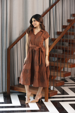 Load image into Gallery viewer, Mocha Muse Maxi Dress