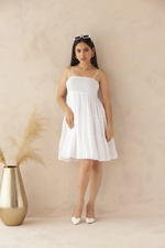 Load image into Gallery viewer, Celeste White Mini Dress