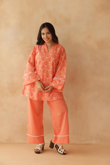 Peach Co-ord Set