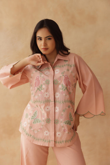 Garden Melody Co-ord Set-Pink
