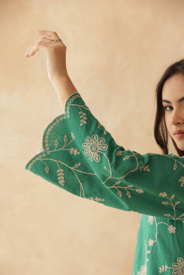 Emerald Bloom Co-ord Set
