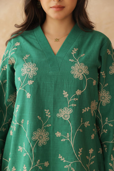 Emerald Bloom Co-ord Set