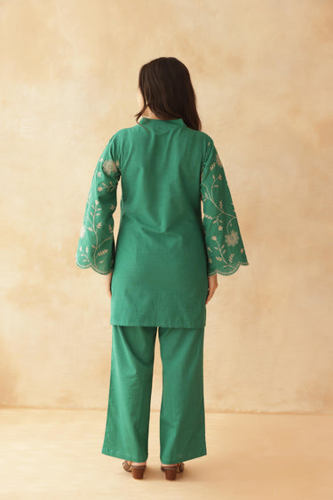 Emerald Bloom Co-ord Set