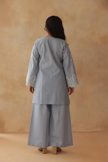 Misty Blue Co-ord Set