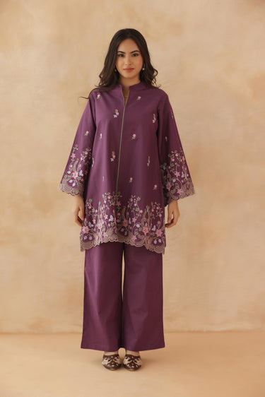 Plum Petals Co-ord Set