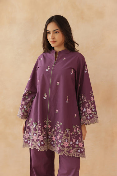 Plum Petals Co-ord Set
