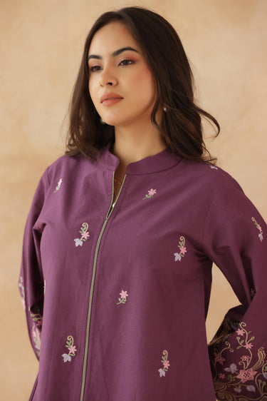 Plum Petals Co-ord Set