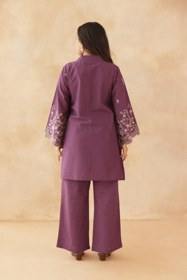 Plum Petals Co-ord Set