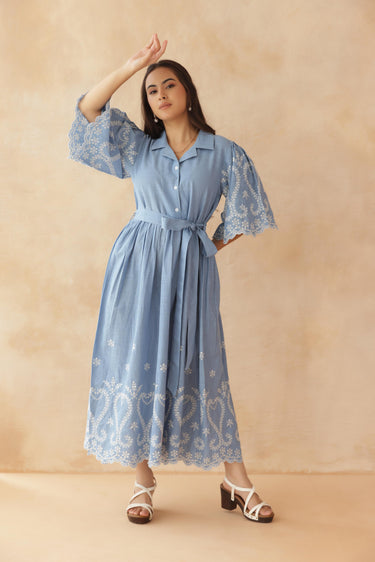 Blooming Azure Dress
