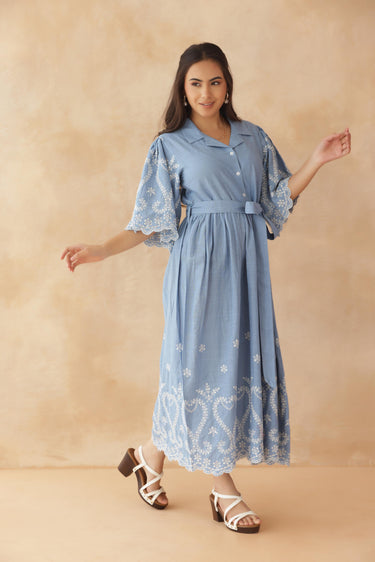 Blooming Azure Dress