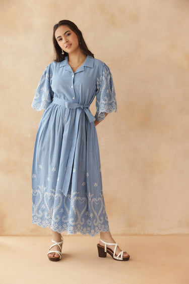 Blooming Azure Dress