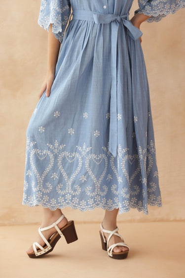 Blooming Azure Dress