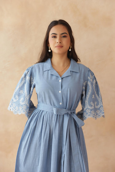 Blooming Azure Dress