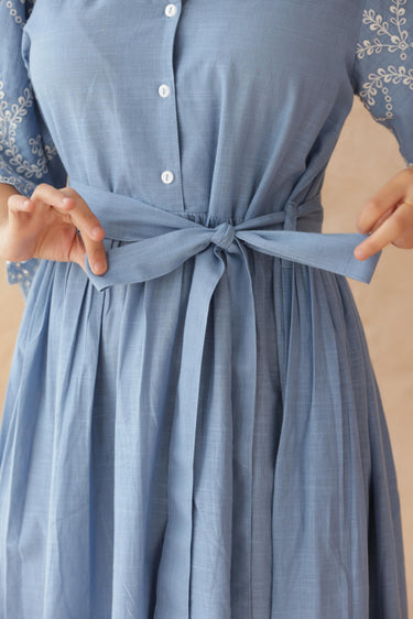 Blooming Azure Dress