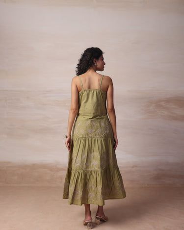 Sage Glow Dress
