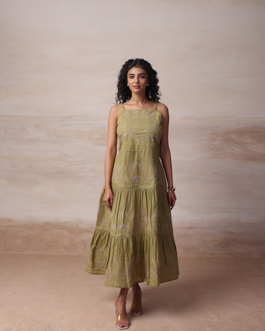 Sage Glow Dress