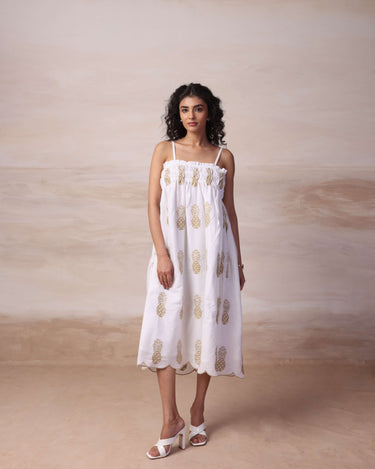 Pineapple Daze Midi Dress
