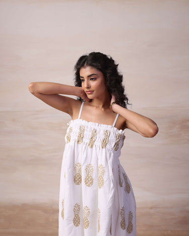 Pineapple Daze Midi Dress