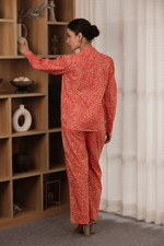 Load image into Gallery viewer, Stella Pintex CO-ORD SET - Orange
