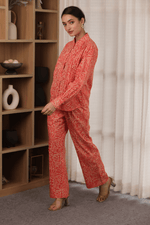 Load image into Gallery viewer, Stella Pintex CO-ORD SET - Orange
