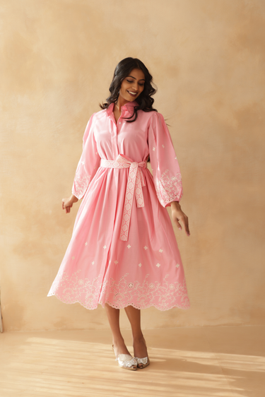 Petal Dream Shirt Dress