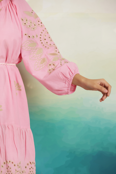 ROSE BLOOM MINI DRESS