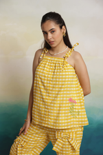 Load image into Gallery viewer, Yellow Bloom Top
