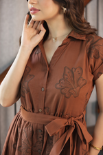 Load image into Gallery viewer, Mocha Muse Maxi Dress
