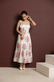 Rose Garden Strapless Dress