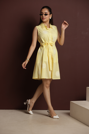 LEMON CHARM MINI DRESS