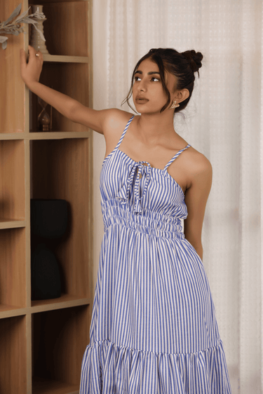 Iris Strappy Midi Dress