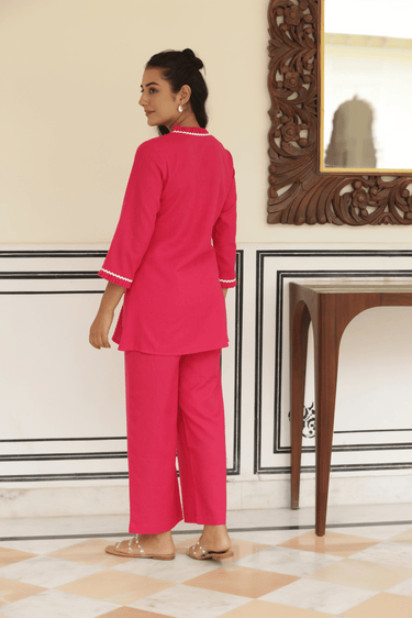 Roseate Cotton Cord-Set