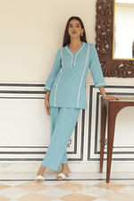 Load image into Gallery viewer, Blueshell Cotton Cord-Set
