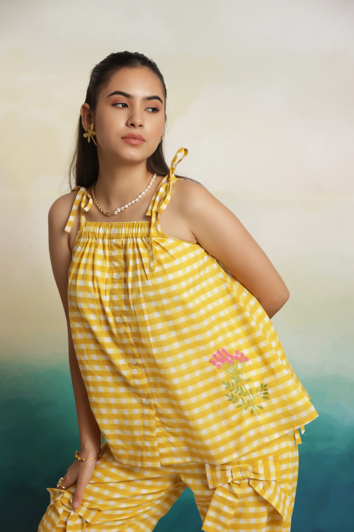 Yellow Bloom Top