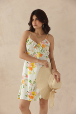 Load image into Gallery viewer, Tropical Bloom Mini Dress
