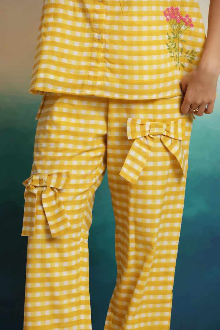 Yellow Bloom Cord Set