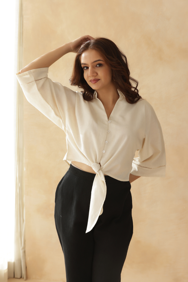 Natural Muse Tie Shirt