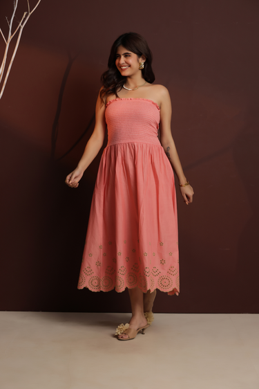 Blush Horizon Maxi Dress