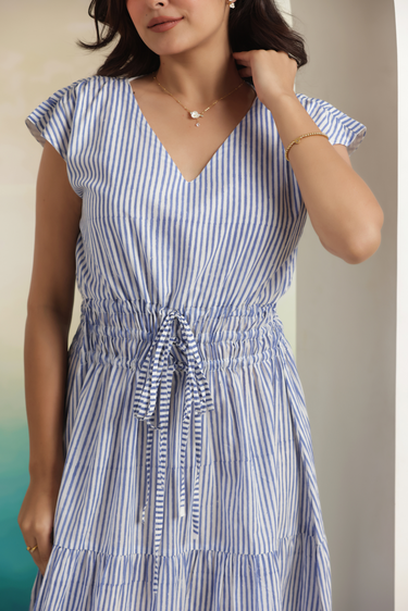 Victoria Stripe Maxi Dress