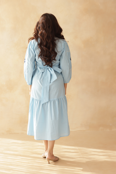 amalfi blue dress Ciao Lucia