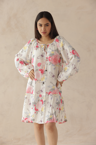 Ivory Flora Dress