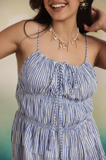 Load image into Gallery viewer, Skyfall Layered Maxi Dress
